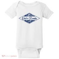 O.U.T.E.R B.A.N.K.S Est 1587 Obx North Carolina Nc Boating Baby Bodysuit thumb 0