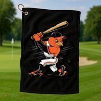 Orioles Bird For Orioles lovers Men Women Kids Golf Towel thumb 1