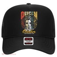 October Birthday For Women Black African Queen Hat thumb 0