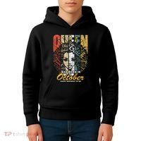 October Birthday For Women Black African Queen Kids Hoodie thumb 4