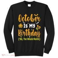 October Birthday For Women October Birthday Month Sweatshirt thumb 0