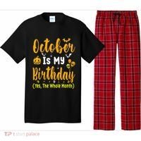 October Birthday For Women October Birthday Month Pajama Set thumb 0