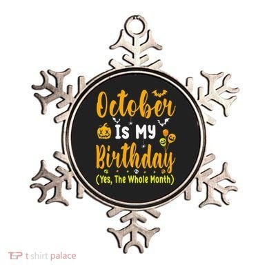 October Birthday For Women October Birthday Month Ornament