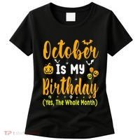 October Birthday For Women October Birthday Month Women's T-Shirt thumb 0