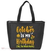 October Birthday For Women October Birthday Month Tote Bag thumb 0