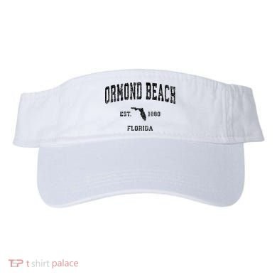 Ormond Beach Florida Fl Vintage Established Athletic Sports Design Visor