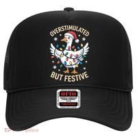 Overstimulated But Festive Christmas Duck Cute & Funny Hat thumb 0