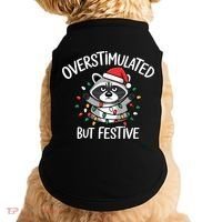 Overstimulated But Festive Racoon Doggie Tank thumb 0