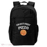 Ok But First Pizza Backpack thumb 0