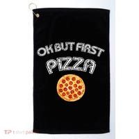 Ok But First Pizza Golf Towel thumb 0