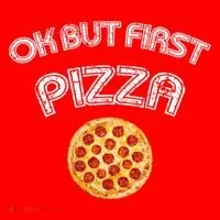 Ok But First Pizza Doggie Tank thumb 4