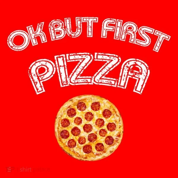 Ok But First Pizza Doggie Tank