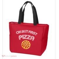 Ok But First Pizza Tote Bag thumb 3