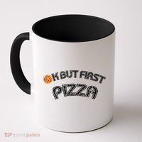 Ok But First Pizza Funny Pizza Lover Coffee Mug thumb 0