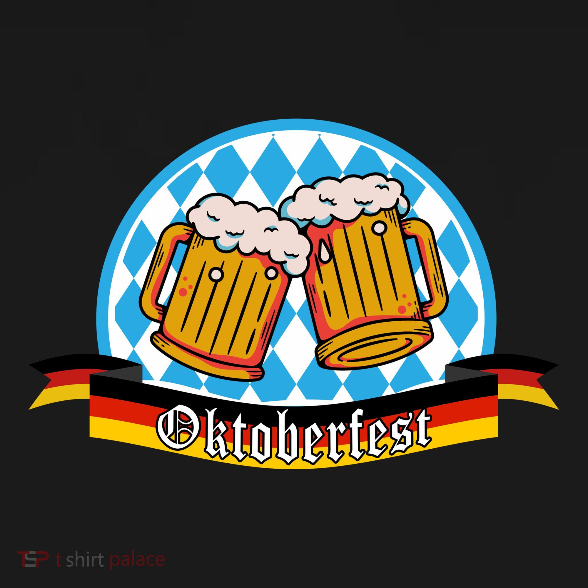Oktoberfest Beer Festive German Holiday Mousepad
