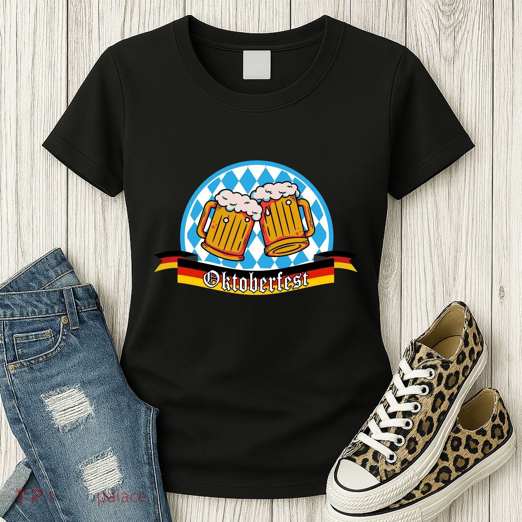 Oktoberfest Beer Festive German Holiday Women's T-Shirt