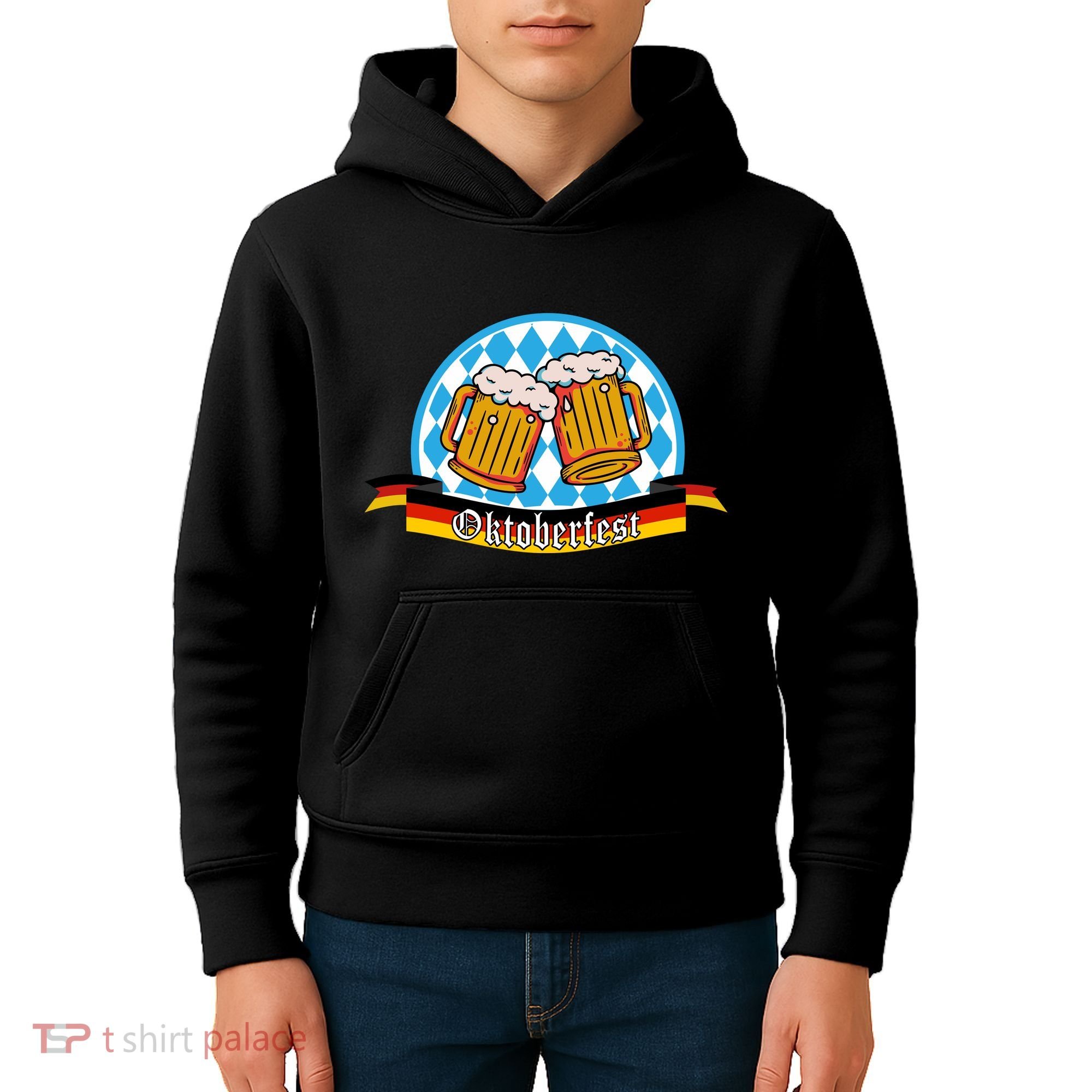 Oktoberfest Beer Festive German Holiday Kids Hoodie