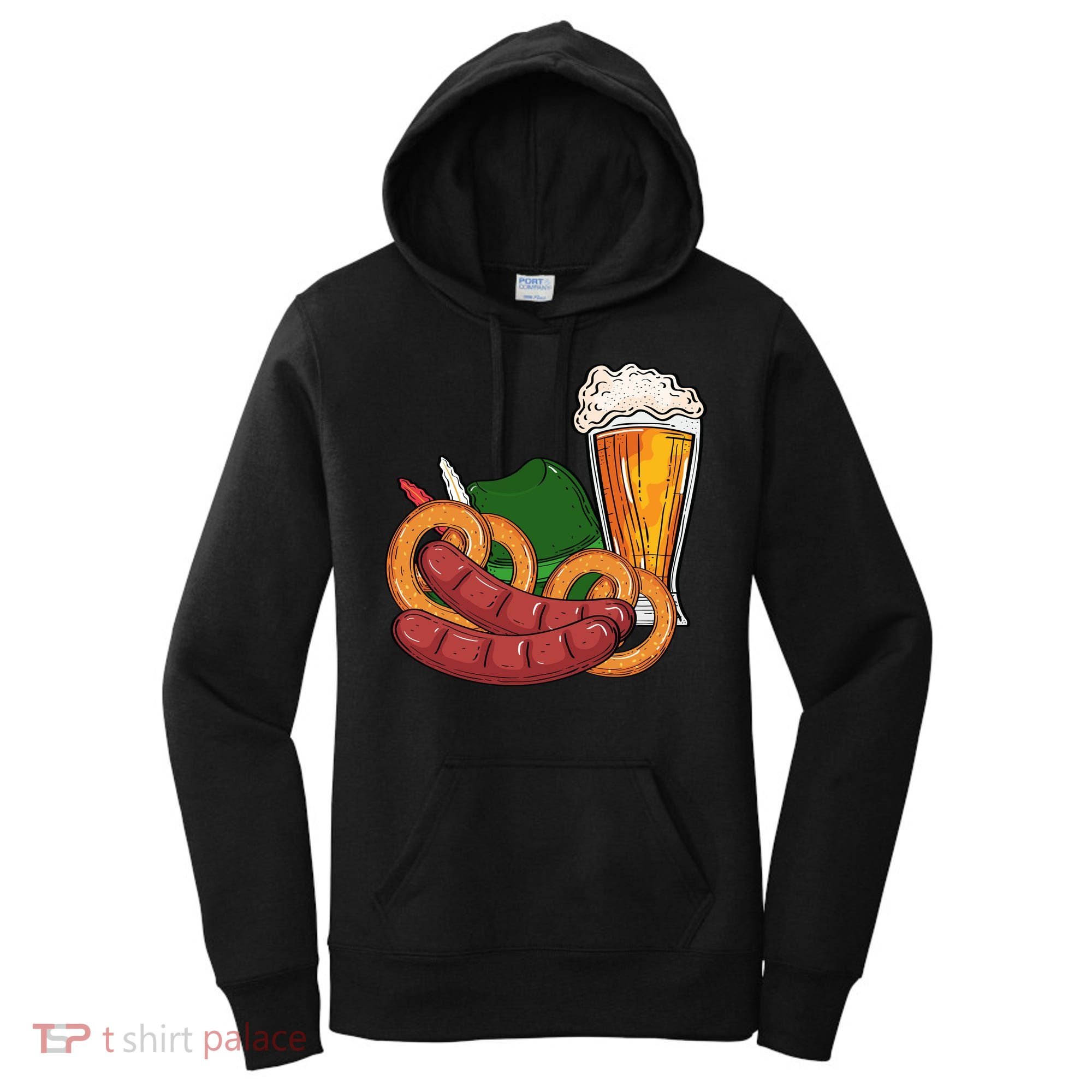 Oktoberfest Beer Food Festive Women's Hoodie