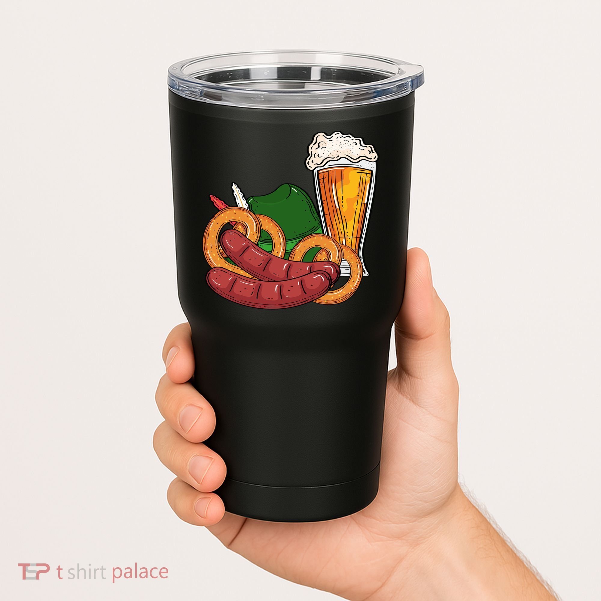 Oktoberfest Beer Food Festive Tumbler