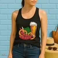 Oktoberfest Beer Food Festive Women's Tank Top thumb 2