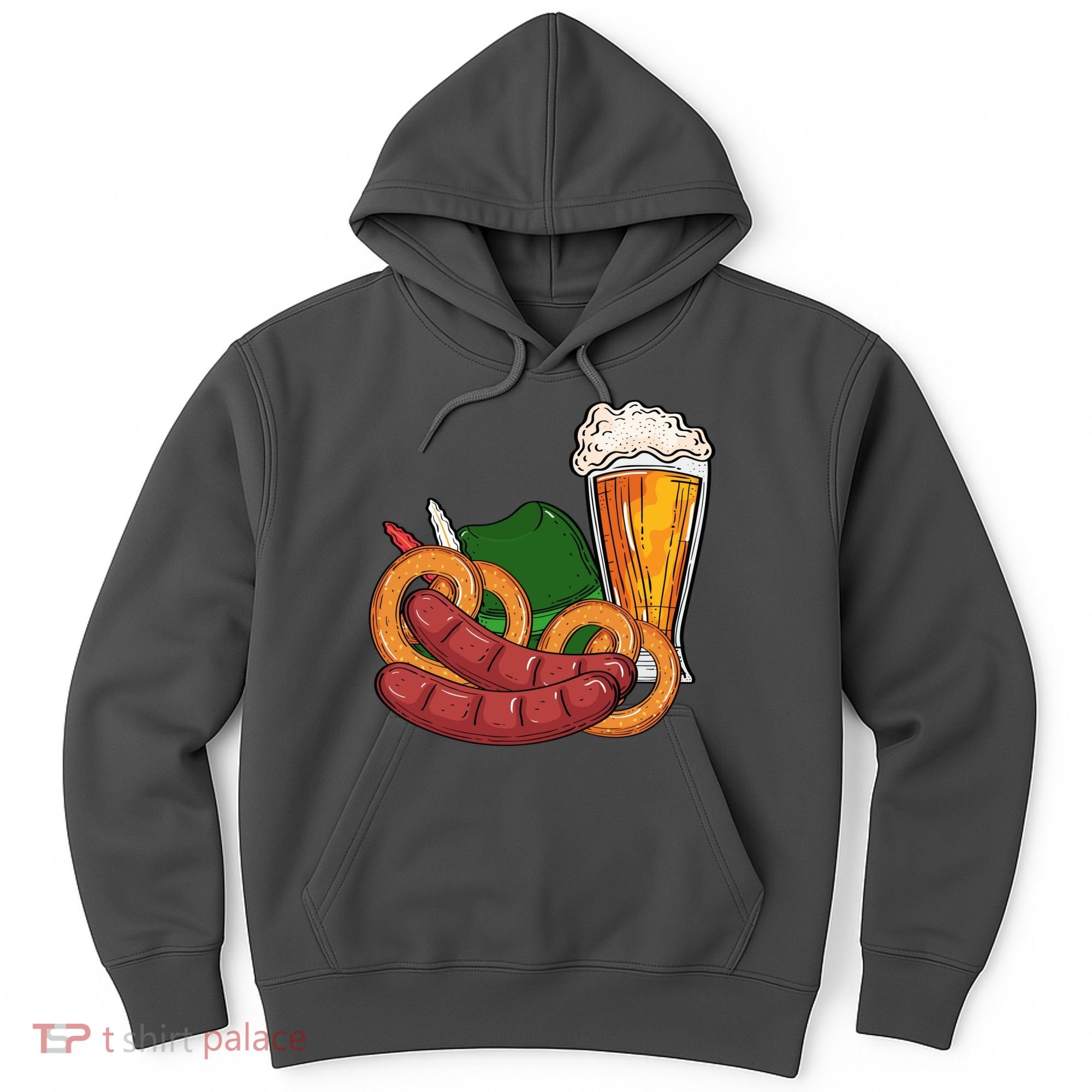 Oktoberfest Beer Food Festive Hoodie