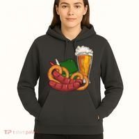 Oktoberfest Beer Food Festive Hoodie thumb 5