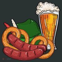 Oktoberfest Beer Food Festive Hoodie thumb 7