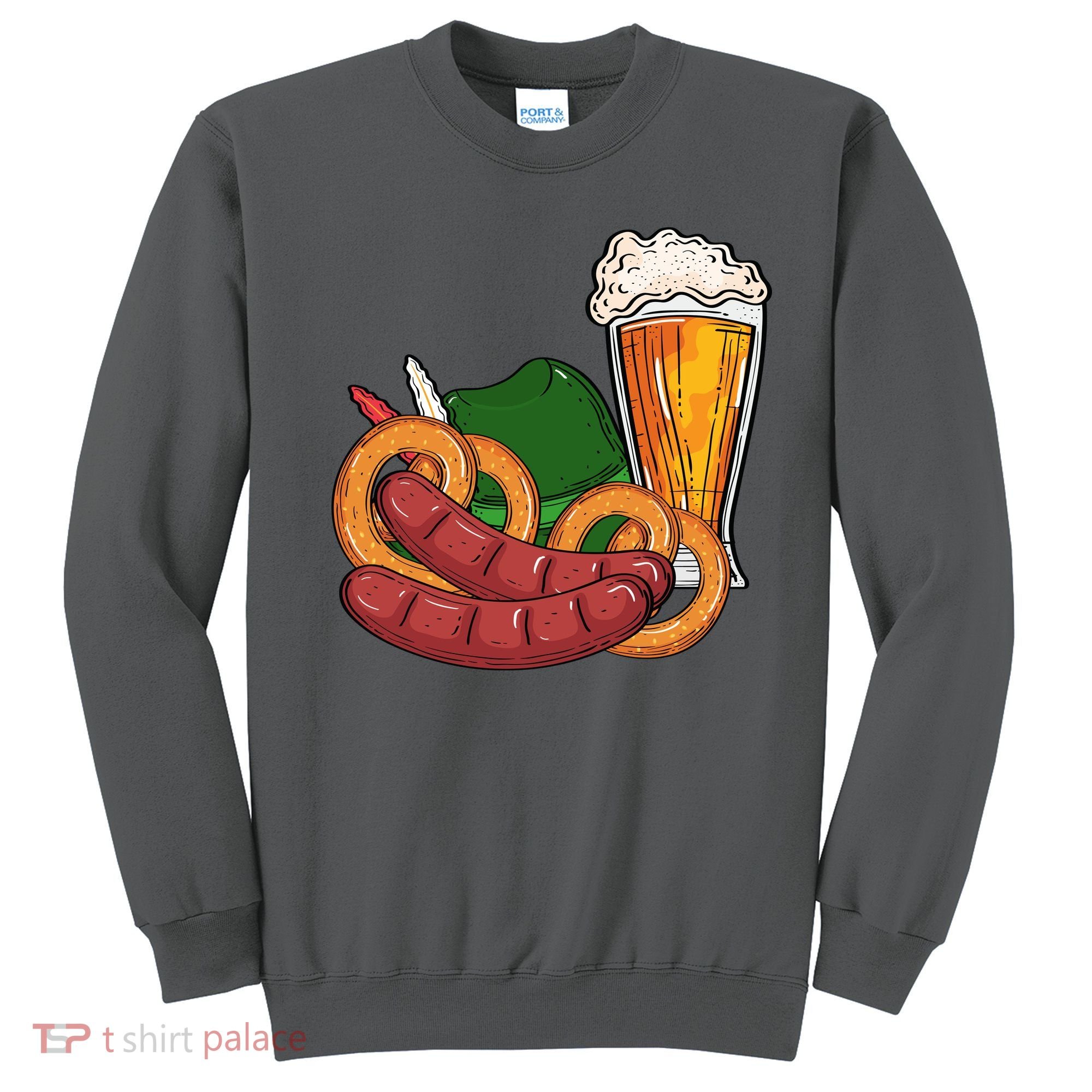 Oktoberfest Beer Food Festive Sweatshirt