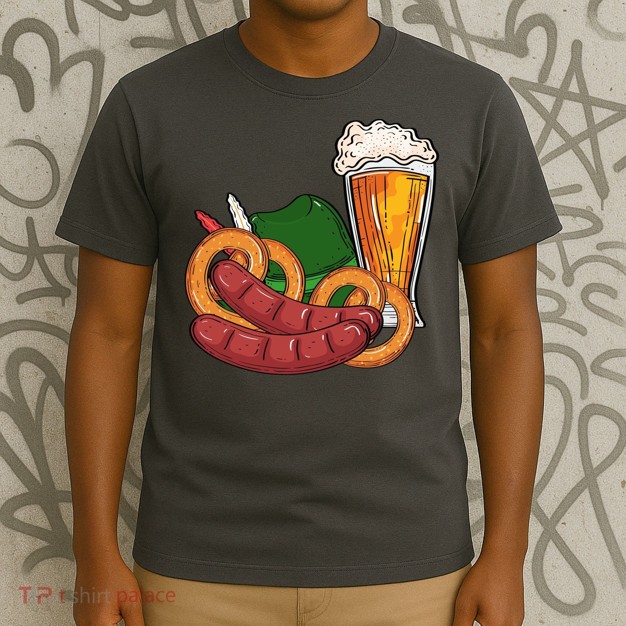 Oktoberfest Beer Food Festive T-Shirt
