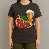 Oktoberfest Beer Food Festive T-Shirt thumb 4