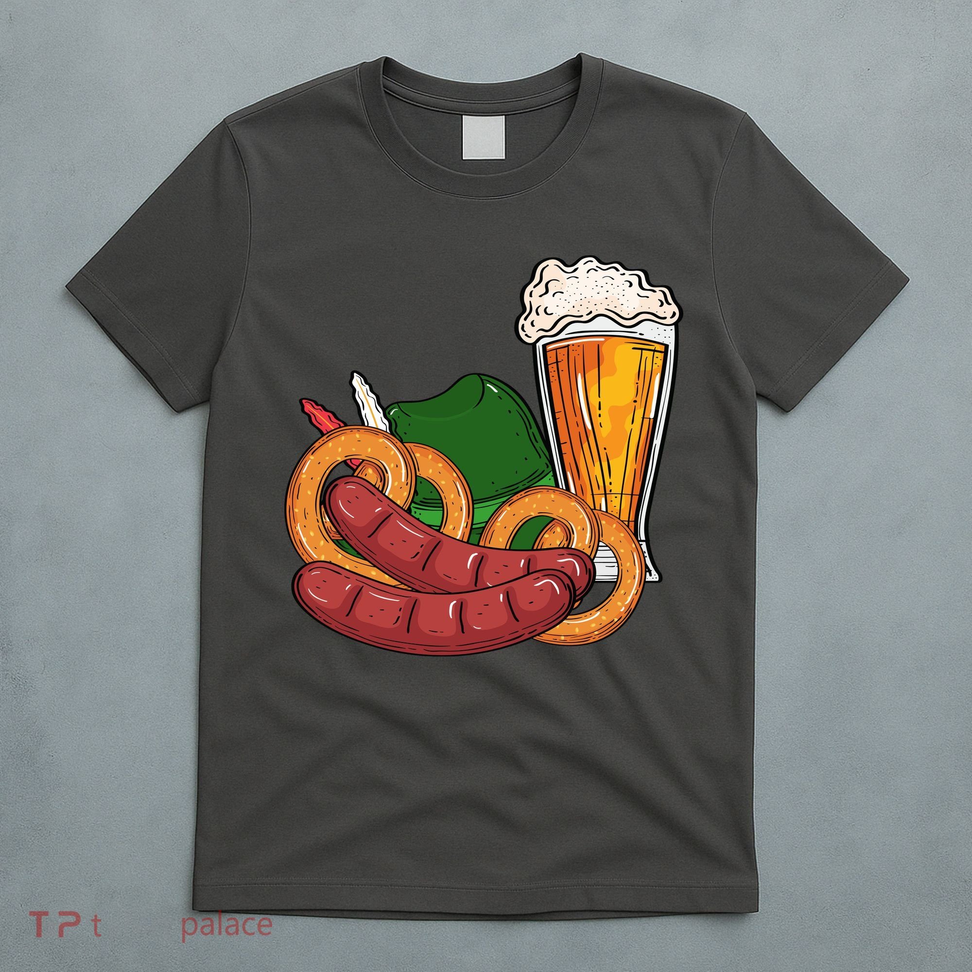 Oktoberfest Beer Food Festive T-Shirt