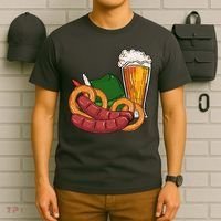 Oktoberfest Beer Food Festive T-Shirt thumb 6