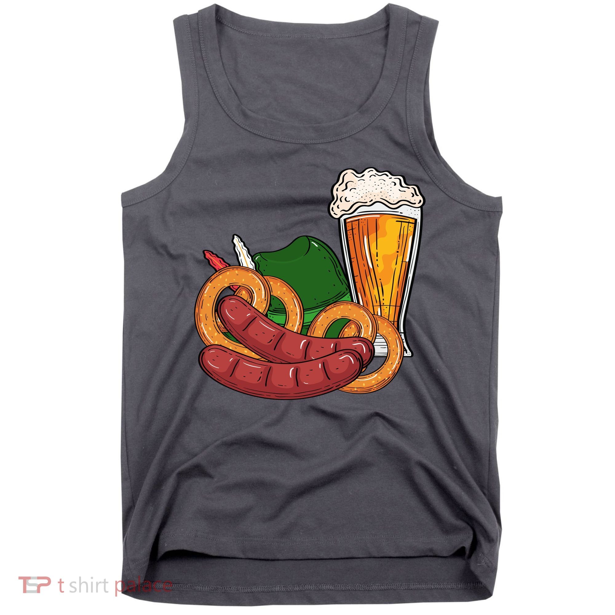 Oktoberfest Beer Food Festive Tank Top