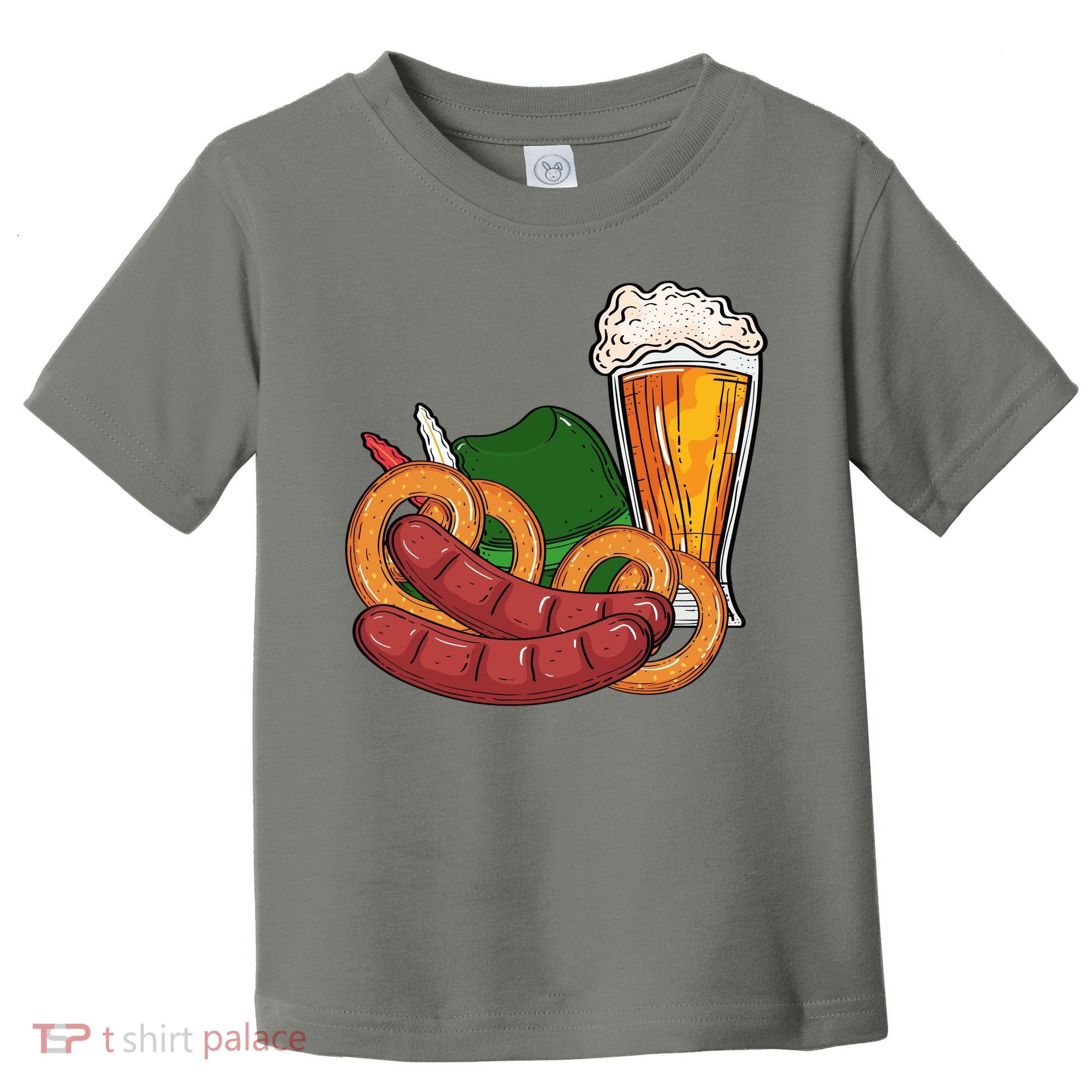 Oktoberfest Beer Food Festive Toddler T-Shirt