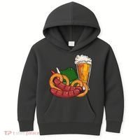 Oktoberfest Beer Food Festive Kids Hoodie thumb 0