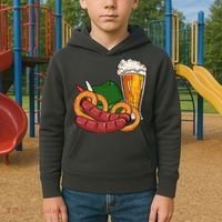 Oktoberfest Beer Food Festive Kids Hoodie thumb 2