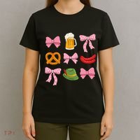 Oktoberfest Beer Festival Prost German Coquette Aesthetic T-Shirt thumb 4