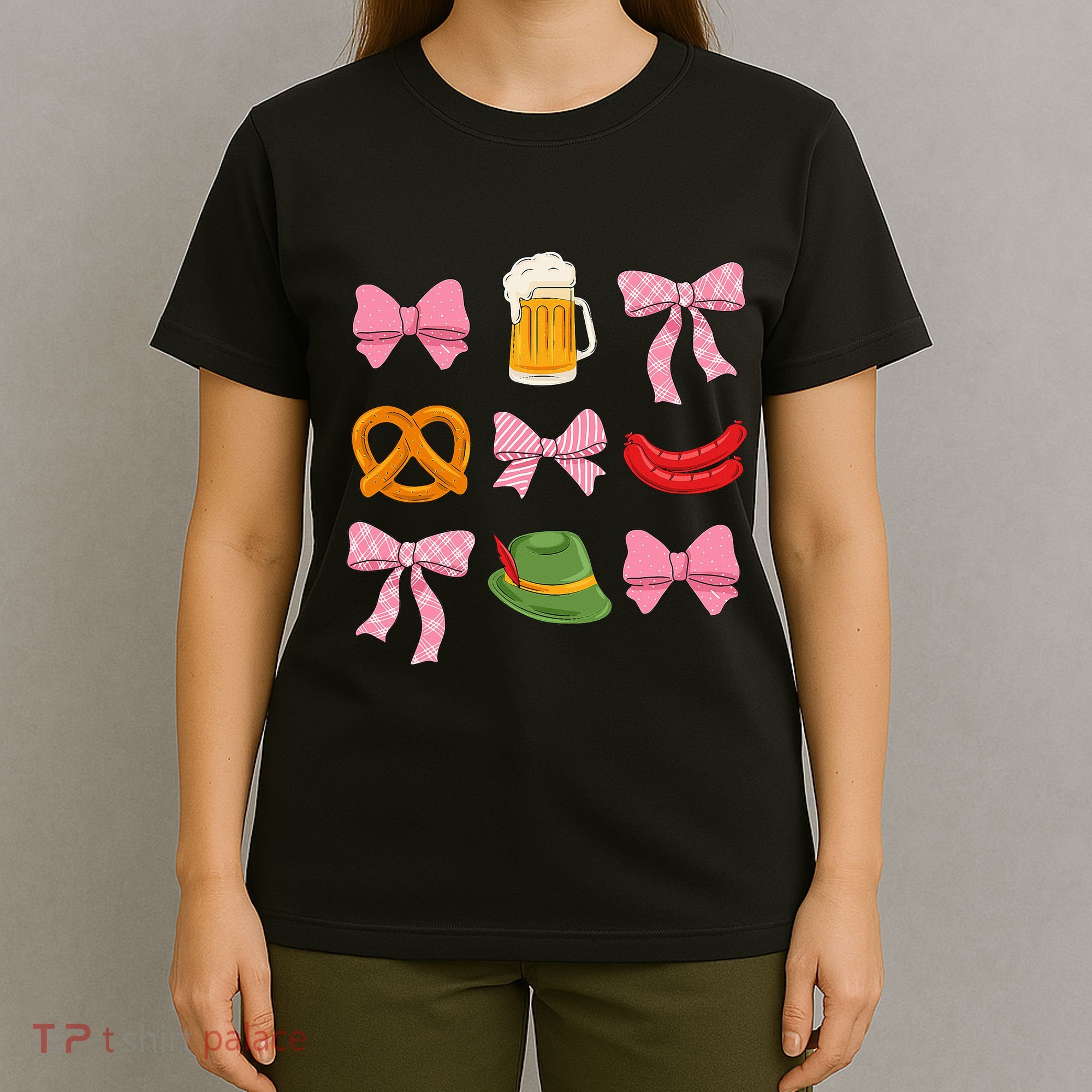 Oktoberfest Beer Festival Prost German Coquette Aesthetic T-Shirt