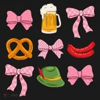 Oktoberfest Beer Festival Prost German Coquette Aesthetic Polo thumb 3