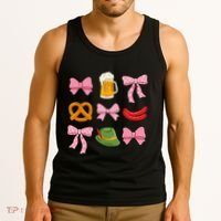 Oktoberfest Beer Festival Prost German Coquette Aesthetic Tank Top thumb 3