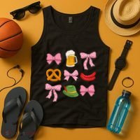 Oktoberfest Beer Festival Prost German Coquette Aesthetic Tank Top thumb 4
