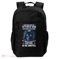 October Birthday Gifts Don't Mess With An October  Man Backpack thumb 0