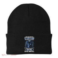 October Birthday Gifts Don't Mess With An October  Man Beanie thumb 0