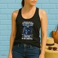 October Birthday Gifts Don't Mess With An October  Man Women's Tank Top thumb 2
