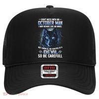 October Birthday Gifts Don't Mess With An October  Man Hat thumb 0
