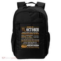 October Birthday Gifts Born In October Scorpio Backpack thumb 0