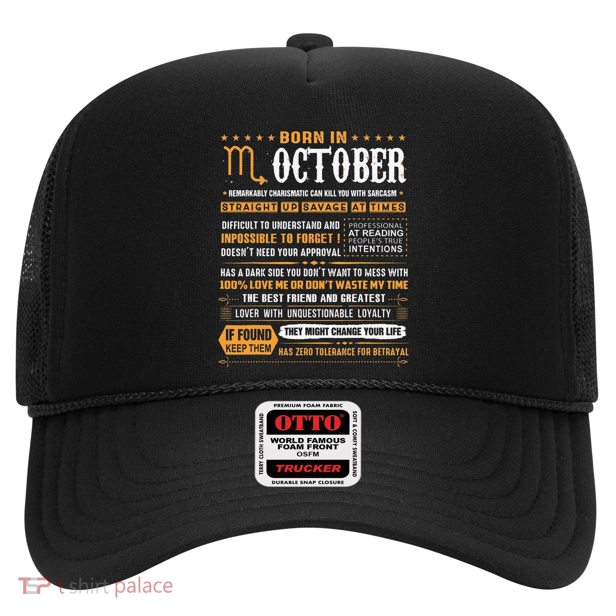 October Birthday Gifts Born In October Scorpio Hat