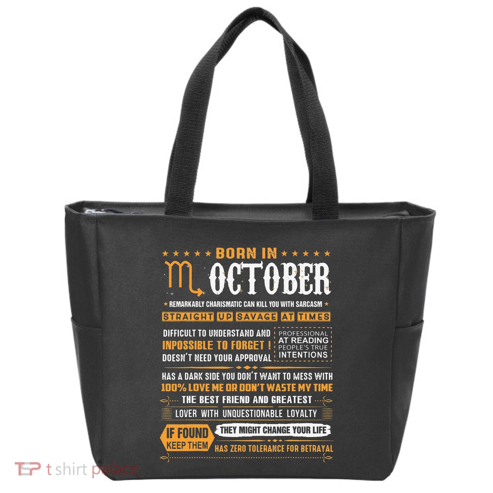 October Birthday Gifts Born In October Scorpio Tote Bag