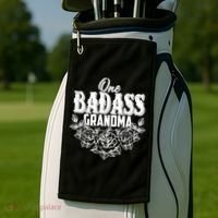 One Badass Grandma Golf Towel thumb 2