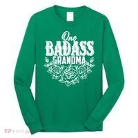 One Badass Grandma Long Sleeve Shirt thumb 0